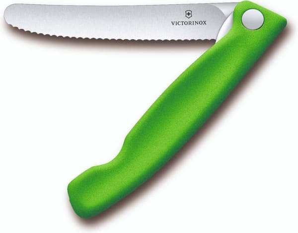Victorinox Swiss Classic hopfällbar tomatkniv 11cm - Kartel - Grön