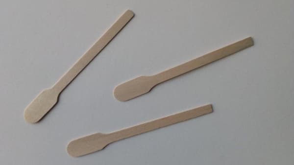 trä omrörarskedar 13 cm - 1 000 stycken
