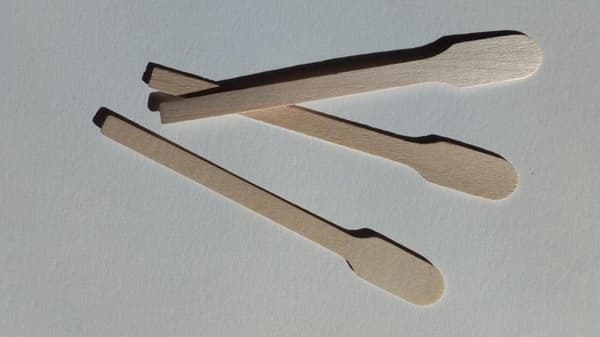trä omrörarskedar 13 cm - 1 000 stycken