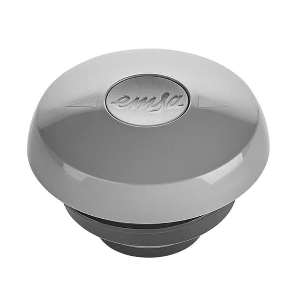 Emsa N40109 Samba Wave vakuumkanna | 1,0 liter | Snabbpress plast | Isolerkolv av glas | Kaffekanna: 12h varm/24h kall | 100% tight | stenar