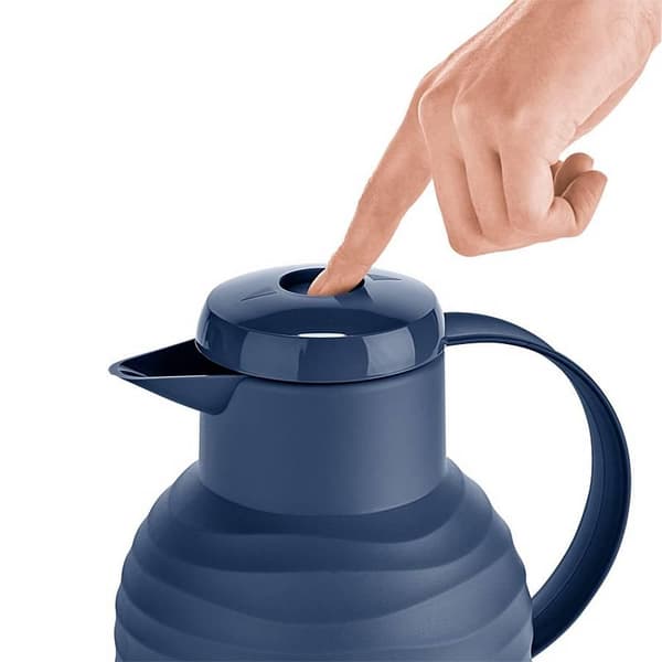 emsa vakuumkande SAMBA WAVE, 1,0 liter, marineblå med højkvalitets glasvakuumkolbe, 100% lækagesikker, - 1 stk (3100600288)