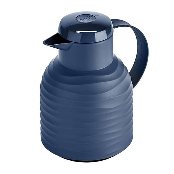 emsa vakuumkande SAMBA WAVE, 1,0 liter, marineblå med højkvalitets glasvakuumkolbe, 100% lækagesikker, - 1 stk (3100600288)
