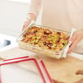 Miniatyrbild 2 av 4: EMSA Clip & Close Glaslåda Rektangulär 0,7 l Röd, Transparent 1 st.