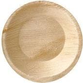 Papstar 87195 - Skål - Rund - Palmfamilie - Naturlig - Ensfarvet - 25 stk (87195)
