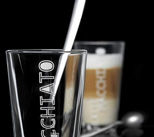Ritzenhoff & Breker Lena latte macchiato sæt, konisk form, med dekoration, tåler opvaskemaskine, - 1 stk (115512)