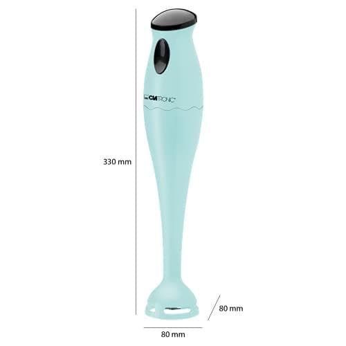 Clatronic 263923 SM 3577 stavmixer 180 W med mixerkopp, mintgrön