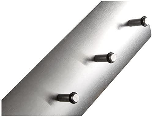 Zeller 13886 tangentbord, rostfritt stål/aluminium, ca 34 x 3,8 x 7,5 cm, metall