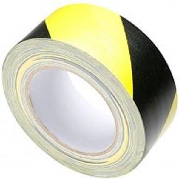 3M Varningsmarkeringstejp svart/gul 50mm x 33m
