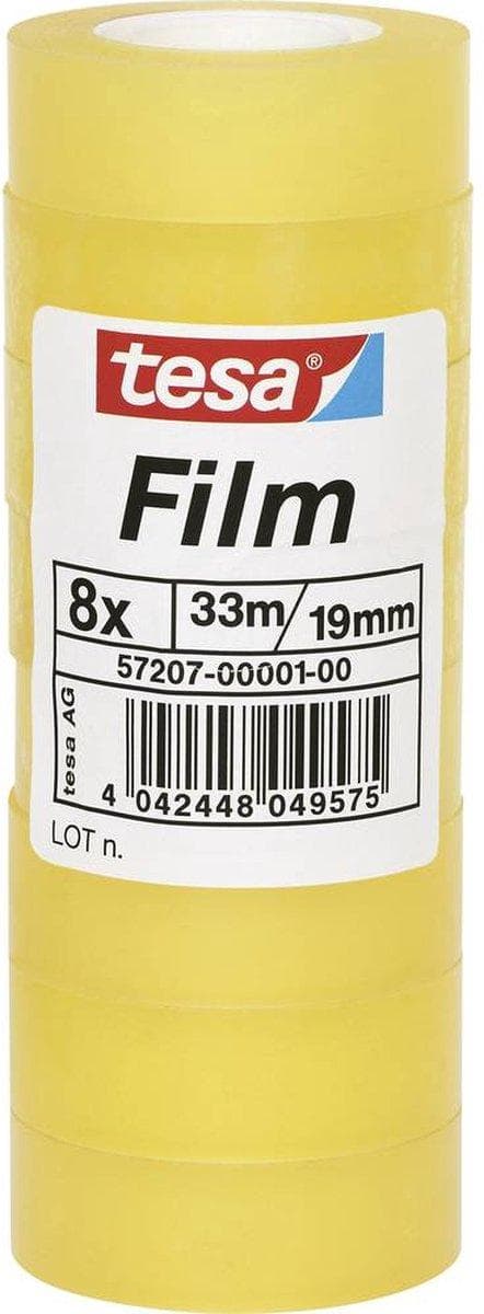 Tesa 57207-01-00 Tesafilm Tesa Transparent (LXB) 33 MX 19 Mm 8 rullar