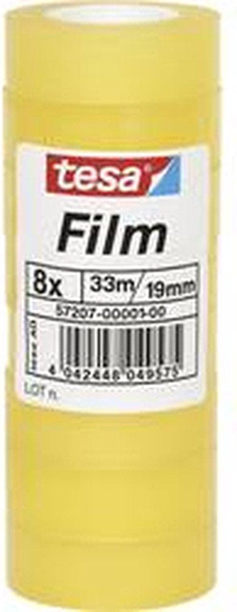 Tesa 57207-01-00 Tesafilm Tesa Transparent (LXB) 33 MX 19 Mm 8 rullar