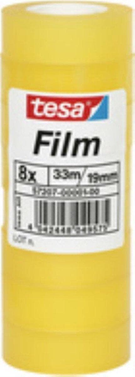 Tesa 57207-01-00 Tesafilm Tesa Transparent (LXB) 33 MX 19 Mm 8 rullar
