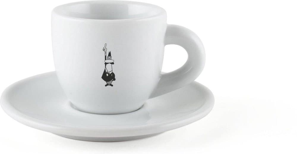 Bialetti kaffekopp och fat - porslin