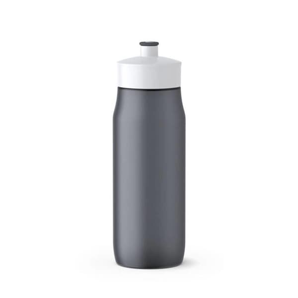 emsa SQUEEZE SPORT dricksflaska, 0,6 liter, antracit, dra bara i munstycket för att dricka, tillverkad av hög kvalitet - 1 st (518086)