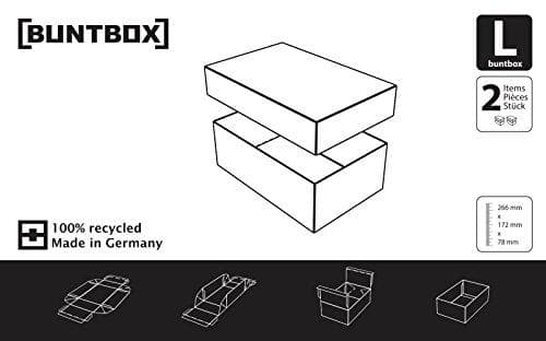 BUNTBOX L lahjarasiasarja musta (71-8)