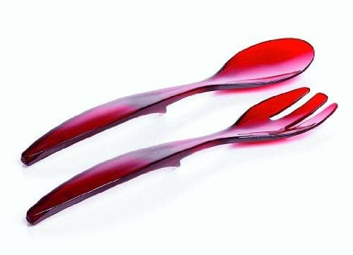Emsa 504638 salladsservrar, 2 st, plast, längd 30 cm, transparent (504638)