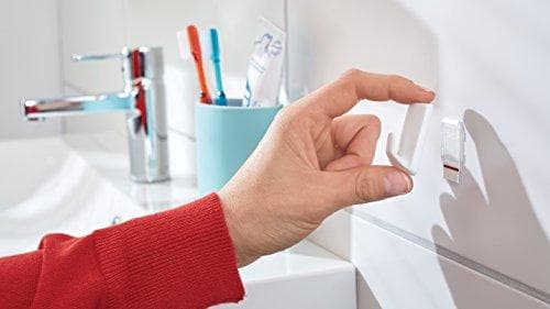 TESA 57072-00000 Vægmontering indendørs håndklædekrog Hvid 3 styk(s) (57072-00000-00)