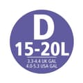 Pikkukuva 6 / 10: Brabantia PerfectFit Jätepussi kiristysnyörillä - 15/20 l - Koodi D - 20 kpl