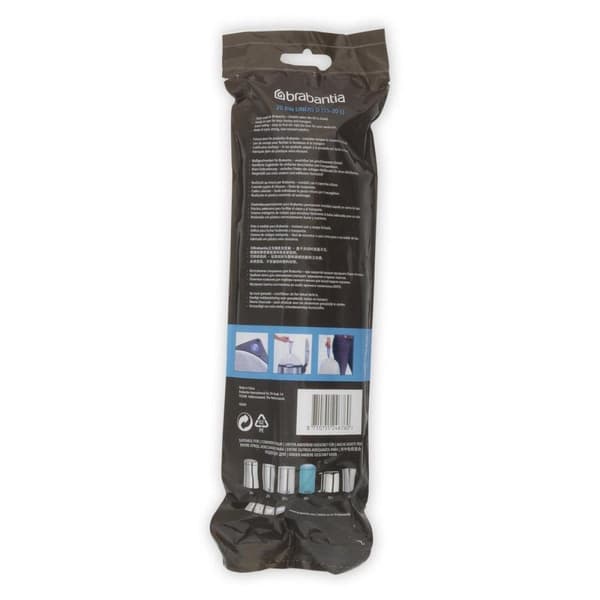 Brabantia PerfectFit Jätepussi kiristysnyörillä - 15/20 l - Koodi D - 20 kpl