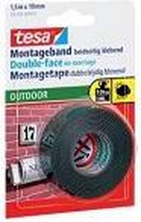 Tesa Monteringstape Outdoor - 1,5 mx 19 mm