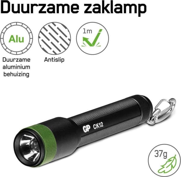 GP LED nøglering lommelygte 20Lm