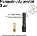 Miniatyrbillede 8 af 8: GP LED nøglering lommelygte 20Lm