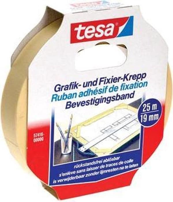 tesa® maskeringstejp, 19 mm, rulle 25 m (rulle 25 meter)