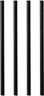 Papstar 87997 Engångssugrör Svart 100 stycken (87997)