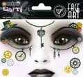 Miniatyrbild 3 av 3: HERMA Face Art Glitterdekal Steampunk Amelia
