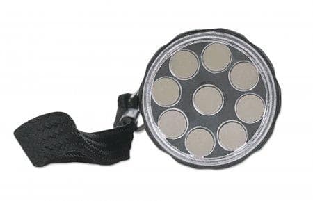 Manhattan 3-pack LED-alumiinitaskulamppu - 45 lumenin teho - yhdeksän LEDiä - kompakti muoto - musta (960311)
