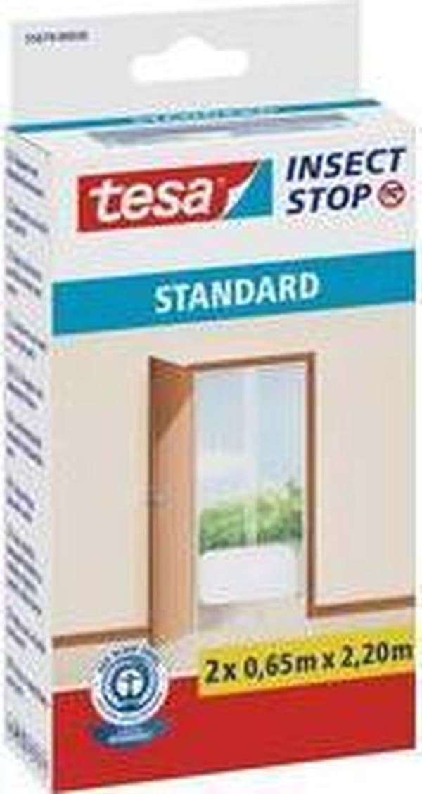 Tesa 55679-00020 Comfort - Dørskærm - 65x220 cm - HVID