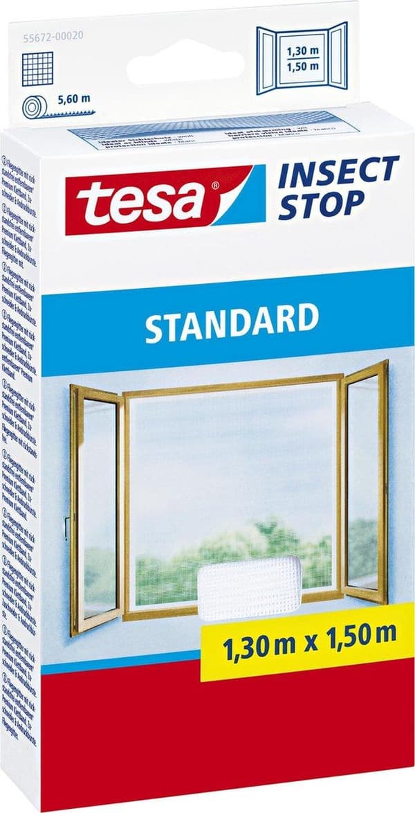 Tesa Standard Window Screen - Valkoinen - 1,5 x 1,3 m