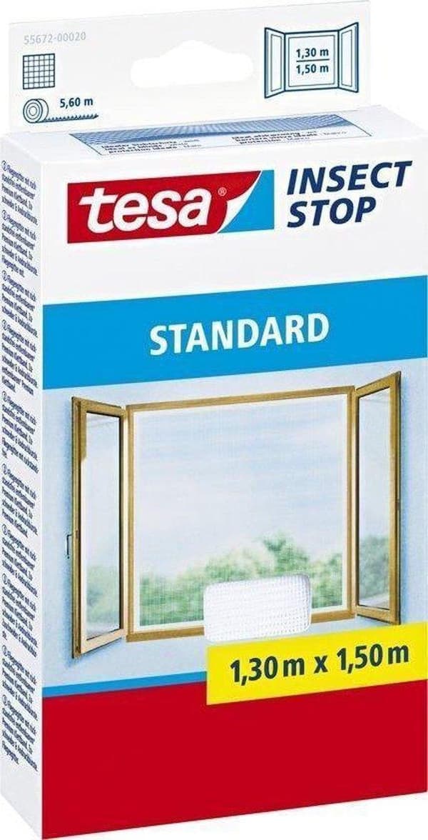 Tesa Standard Window Screen - Valkoinen - 1,5 x 1,3 m
