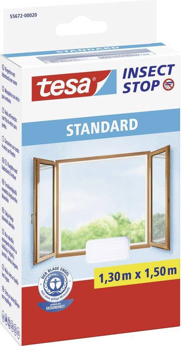 Tesa Standard Window Screen - Valkoinen - 1,5 x 1,3 m