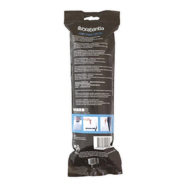 Brabantia PerfectFit affaldspose med snørelukning - 20/25 l - Kode J - 20 stk.