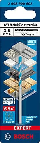 Bosch Professional 1x Expert CYL-9 MultiConstruction boremaskine (til beton, Ø 3,50x70 mm, tilbehør slagboremaskine)