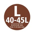 Miniatyrbillede 8 af 10: Brabantia PerfectFit Affaldspose med snørelukning - 40/45 l - Kode L - 10 stk.