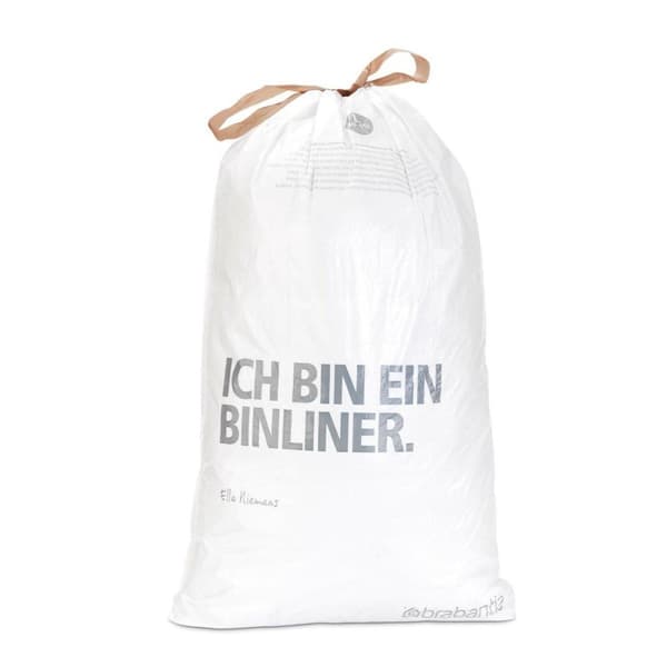 Brabantia PerfectFit Affaldspose med snørelukning - 40/45 l - Kode L - 10 stk.