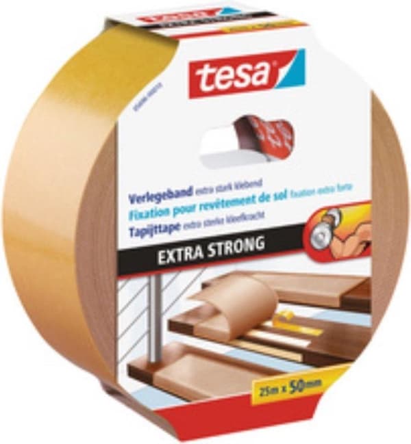 Tesa Tæppetape - Brun - 50 mm x 5 m