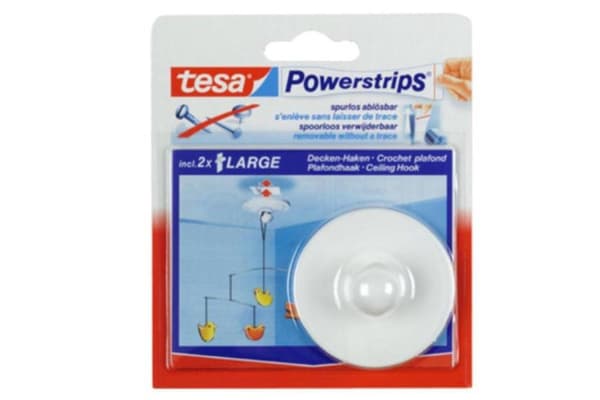 Tesa Powerstrips Takkrok - Vit