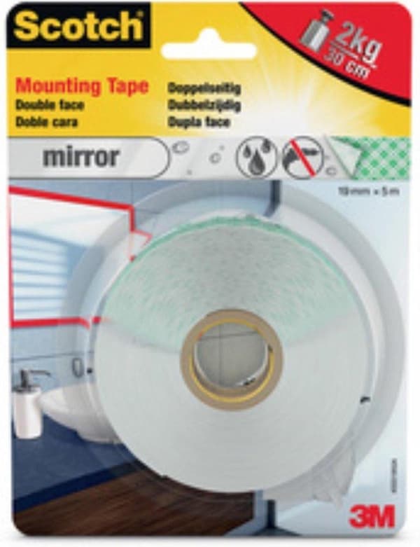 3M Scotch 40031915 Monteringstejp Vit (lxb) 1,5 mx 19 mm 1 st.