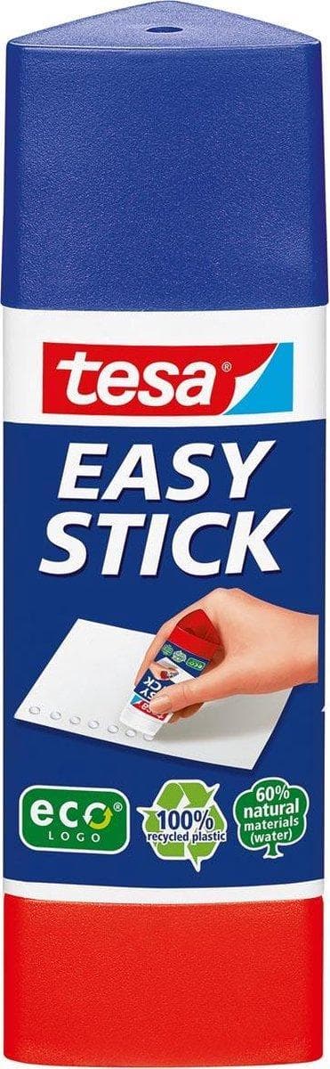 1x Tesa limstift trekant 25 gram - Håndværksmaterialer / håndværksartikler - Limstifter - Pasta / lim - Håndværk - Håndværkslim til børn / drenge / pi
