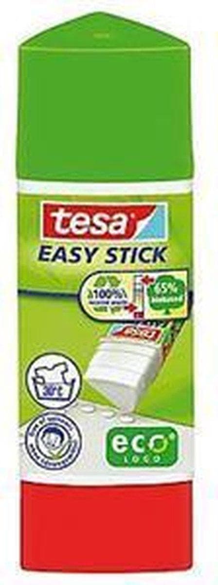 1x Tesa limstift trekant 25 gram - Håndværksmaterialer / håndværksartikler - Limstifter - Pasta / lim - Håndværk - Håndværkslim til børn / drenge / pi