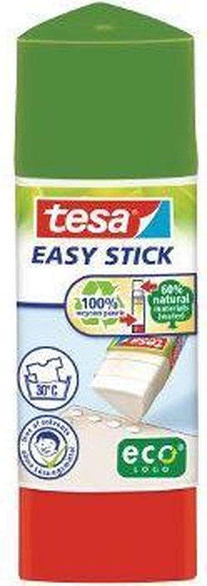 1x Tesa limstift trekant 25 gram - Håndværksmaterialer / håndværksartikler - Limstifter - Pasta / lim - Håndværk - Håndværkslim til børn / drenge / pi