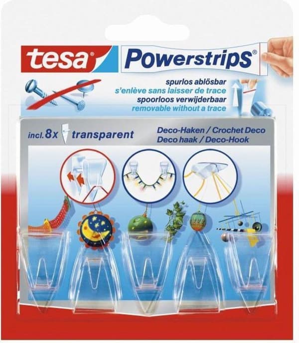 Tesa Powerstrips Deco-Hooks - 5 stk