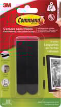 Miniatyrbild 2 av 3: Command™ bildramsremsor, 17206BLK, svart, stor, 4 x 2 remsor, 7,2 kg