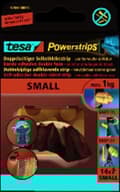 Miniatyrbillede 6 af 8: Tesa Powerstrips Dobbeltsidede selvklæbende Strips Small - 14 stk
