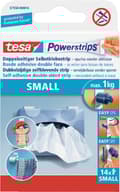 Miniatyrbillede 7 af 8: Tesa Powerstrips Dobbeltsidede selvklæbende Strips Small - 14 stk