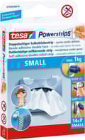 Miniatyrbillede 1 af 8: Tesa Powerstrips Dobbeltsidede selvklæbende Strips Small - 14 stk