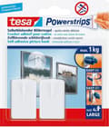 Miniatyrbild 4 av 9: Tesa Powerstrips Bildkrok - Vit - 2 delar