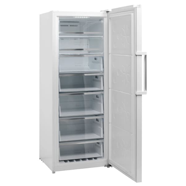 Scandomestic SFS 381 W Premium Collection - Fryser XXL - Stående - bredde: 71 cm - dybde: 70,5 cm - høyde: 185,5 cm - 380 liter - hvit